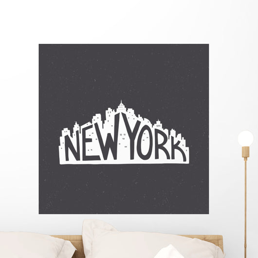 Typography Poster Wall Decal