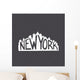 Typography Poster Wall Decal