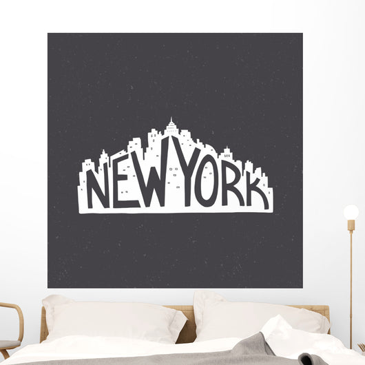 Typography Poster Wall Decal