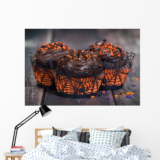 Dark Rich Chocolate Halloween Wall Decal