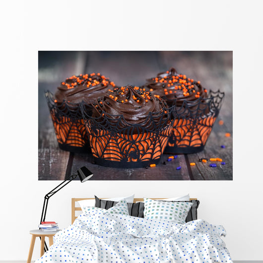 Dark Rich Chocolate Halloween Wall Decal