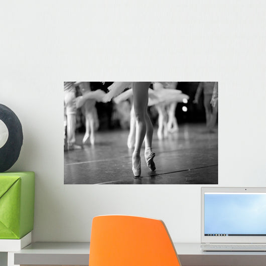 Point Ballet Dancers Wall Decal