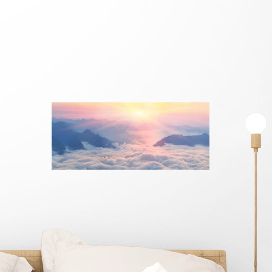 Dawn above Sea Fog Wall Decal