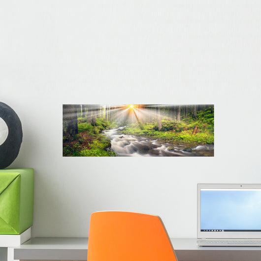 Prut River Wild Forest Wall Decal