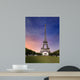 Eiffel Tower Paris in Evening Wall Decal