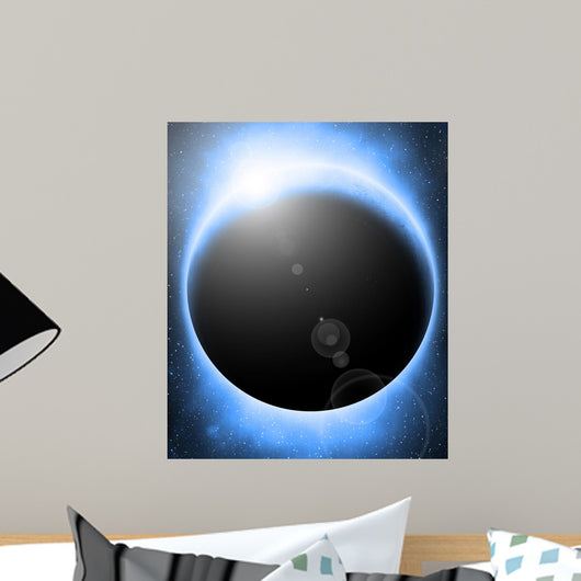 Alien Blue Planet Space Wall Decal