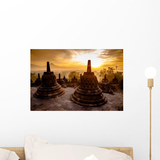Top Borobudur Temple Yogyakarta Wall Decal