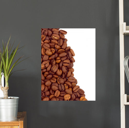 Macro Coffee White Wall Decal