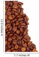 Macro Coffee White Wall Decal