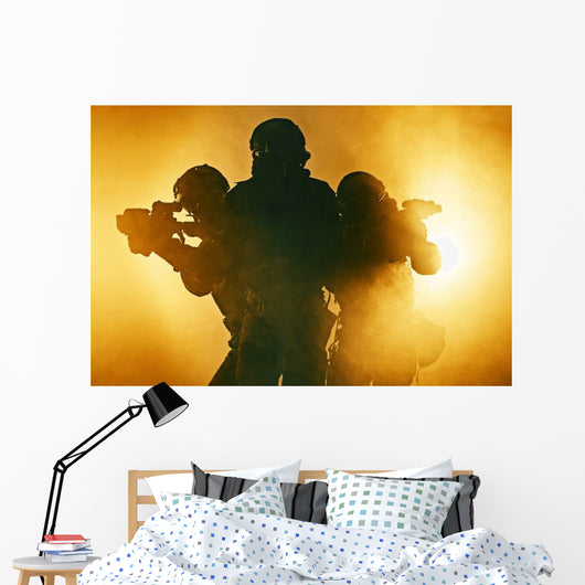 Police Officers Swat Wall Decal