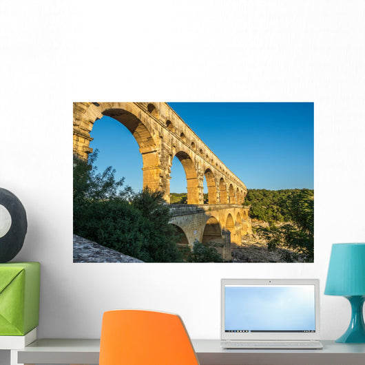 Aqueduct Pont Du Gard Wall Decal
