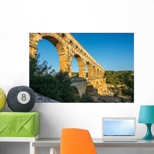 Aqueduct Pont Du Gard Wall Decal