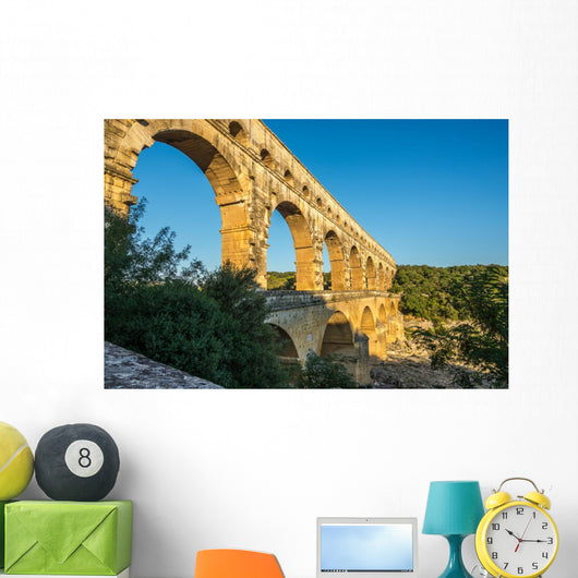 Aqueduct Pont Du Gard Wall Decal