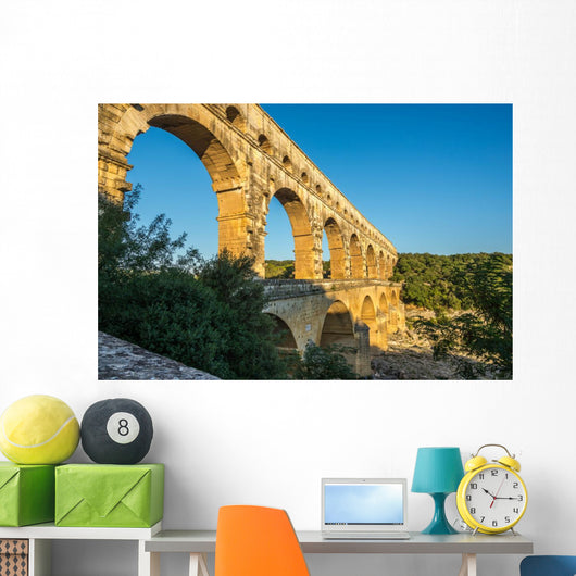 Aqueduct Pont Du Gard Wall Decal