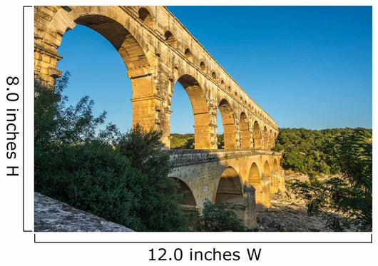 Aqueduct Pont Du Gard Wall Decal