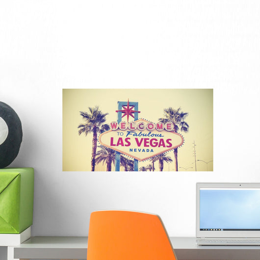 Retro Vintage Toned Welcome Wall Decal