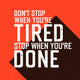 Motivational Poster with Lettering Wall Decal