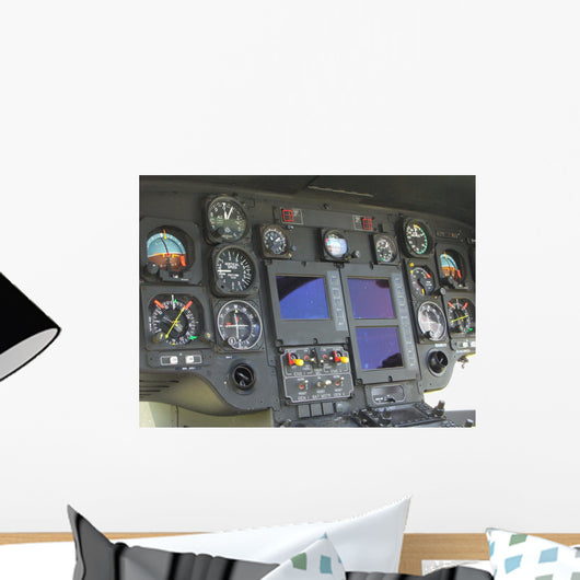 Cockpit Helicopter Wall Decal