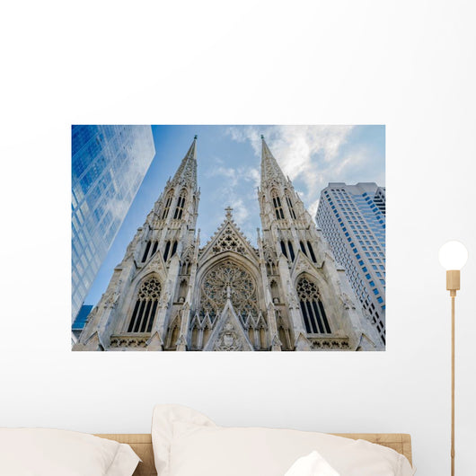 Beautiful Cathedral Church Stone Wall Decal