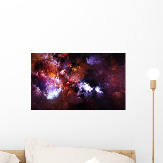 Digital Abstract Galaxy Nebula Wall Decal