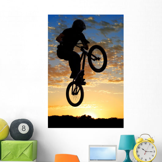 Airborne Bike Wall Decal