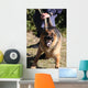 Angry Police Dog Baring Wall Decal