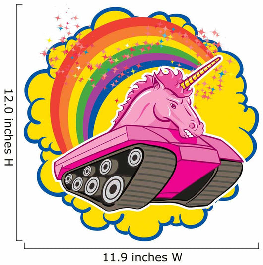 Unicorn Tank Wall Decal