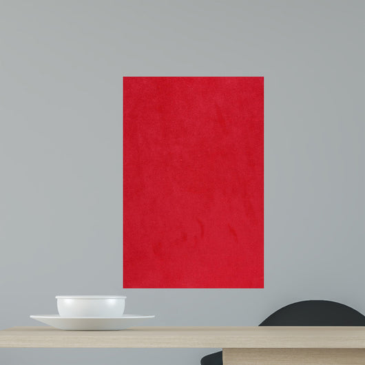 Red Felt Wall Decal