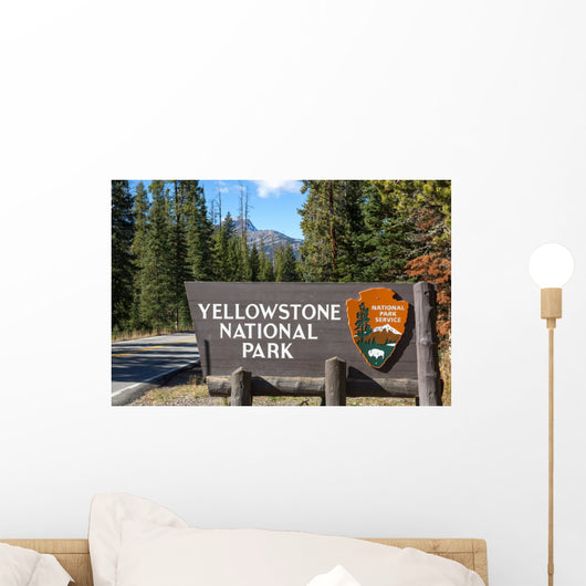 Yellowstone National Park Entrance Wall Decal