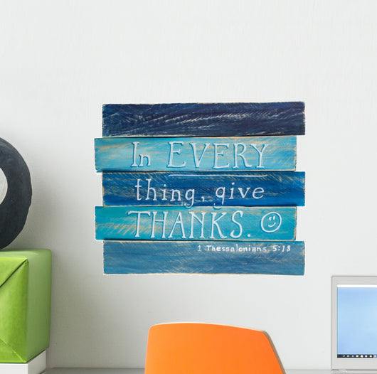 1 Thessalonians 5 18 Wall Decal