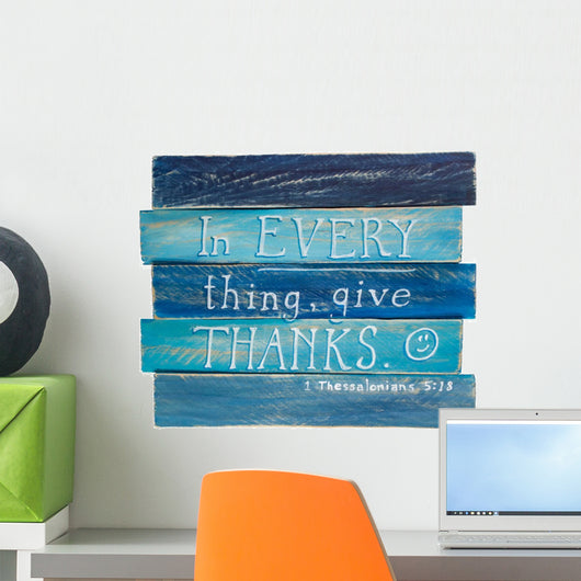 1 Thessalonians 5 18 Wall Decal