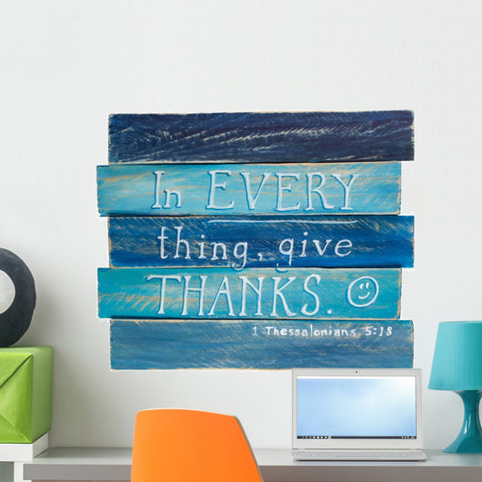 1 Thessalonians 5 18 Wall Decal