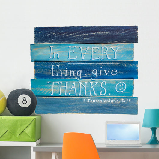1 Thessalonians 5 18 Wall Decal