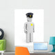 Policeman White Wall Decal