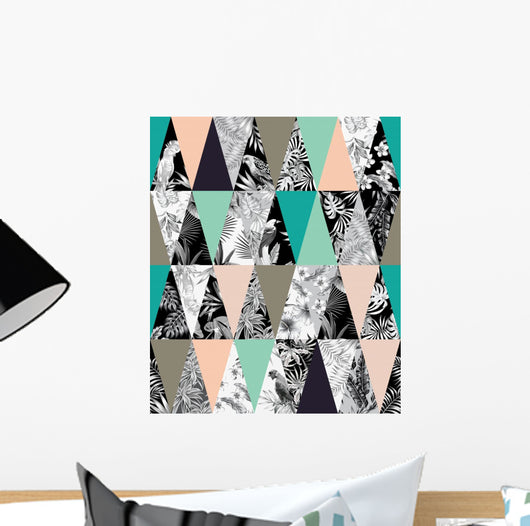 Tropical Patchwork Wall Decal
