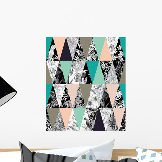 Tropical Patchwork Wall Decal