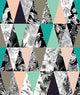 Tropical Patchwork Wall Decal