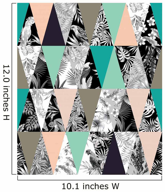 Tropical Patchwork Wall Decal