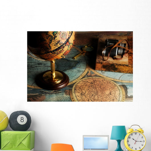 Old Fashioned Objects Vintage Wall Decal