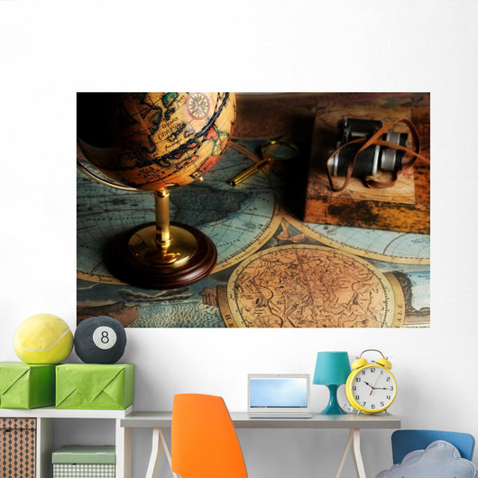 Old Fashioned Objects Vintage Wall Decal