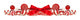 Christmas Border Candy & Ribbon Wall Decal