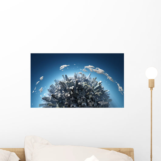 Megalopolis Aerial Wall Decal