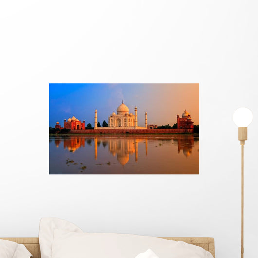 Taj Mahal Agra India Evening Wall Decal