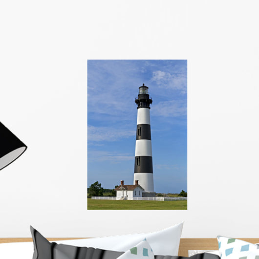 Black and White Striped Wall Decal