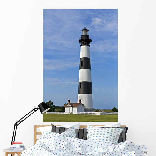 Black and White Striped Wall Decal