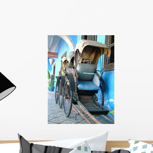 Rickshaw Front Wall Decal