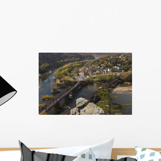 Historic Civil War Town Wall Decal