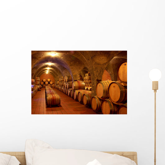 Wine Cellar Tuscany Italy Wall Decal