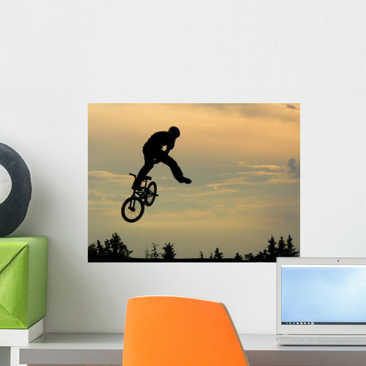 Jumping BMX Wall Decal