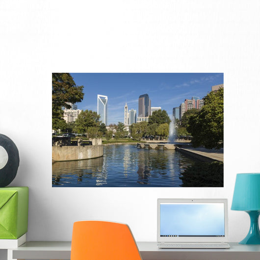 Charlotte Skyline Nc Usa Wall Decal